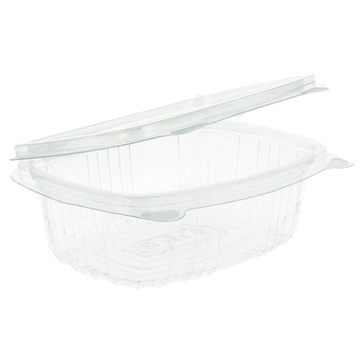 RÉCIPIENTS + COUVERCLE 250 ML 13,2x9,5x4,1 CM TRANSPARENT RPET (600 UNITÉ) – Image 2