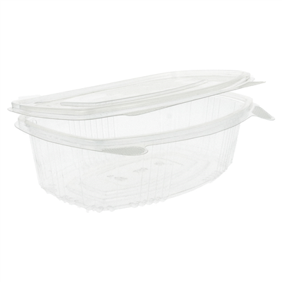 RÉCIPIENTS + COUVERCLE 750 ML 17,7x12,5x6,3 CM TRANSPARENT RPET (400 UNITÉ) – Image 2