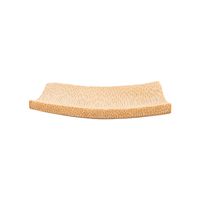 MINI ASSIETTES  6x6 CM NATUREL BAMBOU (24 UNITÉ) – Image 2