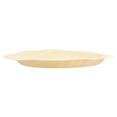 ASSIETTES OCTOGONALES 'WOOD'  Ø 26x2,2 CM NATUREL BOIS (50 UNITÉ) – Image 2