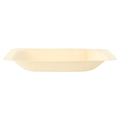 ASSIETTES CARRÉES 'WOOD'  11,5x11,5x1,5 CM NATUREL BOIS (50 UNITÉ) – Image 2