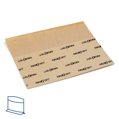 RÉCIPIENTS AVEC BASE "DELICIOUS" DELICIOUS 50 G/M2 + 20 LDPE 21+3x17/11 CM NATUREL KRAFT (100 UNITÉ) – Image 3