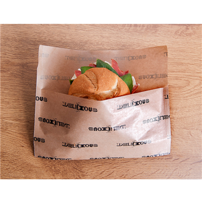 RÉCIPIENTS AVEC BASE "DELICIOUS" DELICIOUS 50 G/M2 + 20 LDPE 21+3x17/11 CM NATUREL KRAFT (100 UNITÉ) – Image 5
