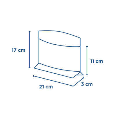 RÉCIPIENTS AVEC BASE "DELICIOUS" DELICIOUS 50 G/M2 + 20 LDPE 21+3x17/11 CM NATUREL KRAFT (100 UNITÉ) – Image 7