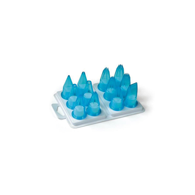DOUILLES DÉCORATION 12 PIÈCES   BLEU CIEL TRITAN (1 UNITÉ)