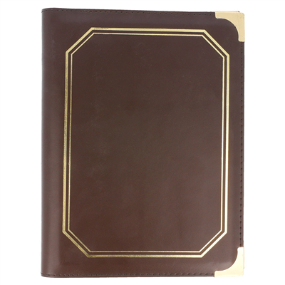 PORTE MENU DIN-A5 MULTIMENU  19x24,5 CM MARRON PVC (1 UNITÉ) – Image 2