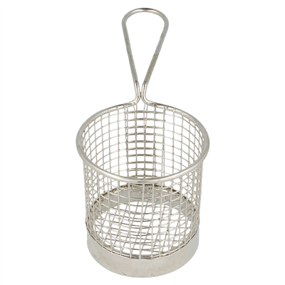 MINI FRITEUSES RONDES 'ARTINOX'  Ø 9x8 CM CHROME ACIER (6 UNITÉ) – Image 3