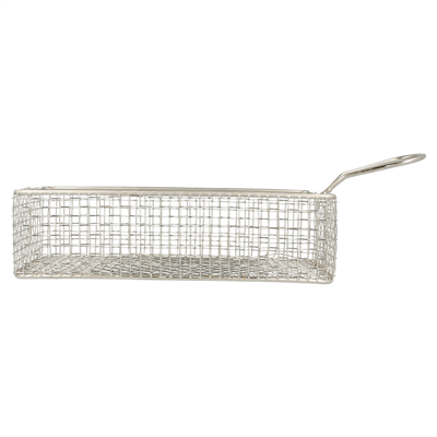 MINI FRITEUSES LONGUES 'ARTINOX'  22x10x6 CM ARGENTE INOX (6 UNITÉ) – Image 2