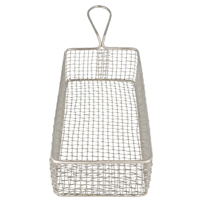 MINI FRITEUSES LONGUES 'ARTINOX'  22x10x6 CM ARGENTE INOX (6 UNITÉ) – Image 3
