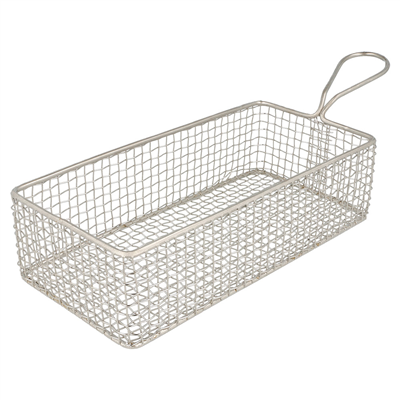 MINI FRITEUSES LONGUES 'ARTINOX'  22x10x6 CM ARGENTE INOX (6 UNITÉ)