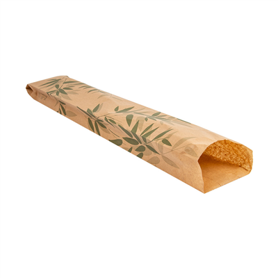 SACHETS BOULANGERIE 'FEEL GREEN' 32 G/M2 9+4x54 CM NATUREL KRAFT (250 UNITÉ) – Image 2