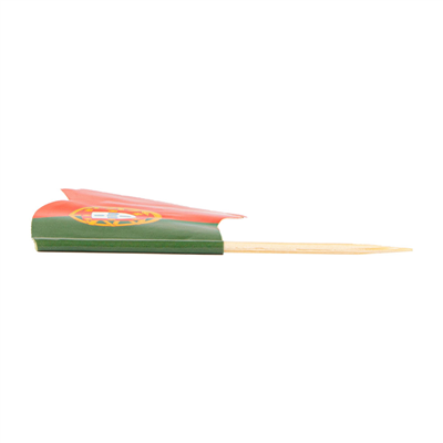 PETITS DRAPEAUX "PORTUGAL"  4x3/6,5 CM ASSORTI BOIS (144 UNITÉ) – Image 2
