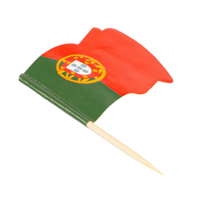 PETITS DRAPEAUX "PORTUGAL"  4x3/6,5 CM ASSORTI BOIS (144 UNITÉ) – Image 3