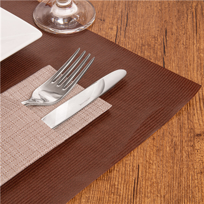 SETS DE TABLE  60 G/M2 31x43 CM CHOCOLAT KRAFT VERGÉ (2000 UNITÉ) – Image 2