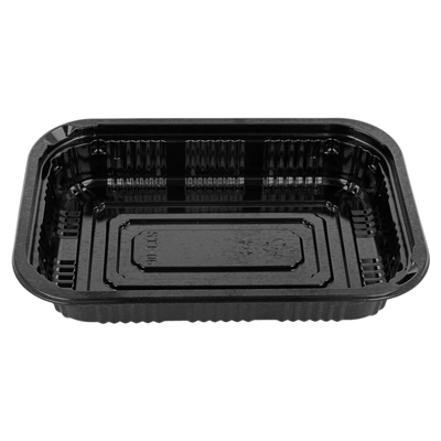 SETS BARQUETTES + COUVERCLES  17x11,5x5 CM NOIR PS (500 UNITÉ) – Image 4