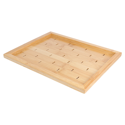 PLATEAU POUR 25 PICKS "GOLF"  25x20x2 CM NATUREL BAMBOU (1 UNITÉ)