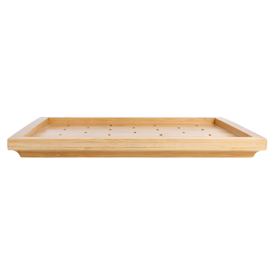 PLATEAU POUR 25 PICKS "GOLF"  25x20x2 CM NATUREL BAMBOU (1 UNITÉ) – Image 2