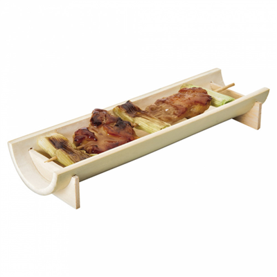 DEMI "KOBE"  Ø 6x20x3 CM NATUREL BAMBOU (100 UNITÉ) – Image 4