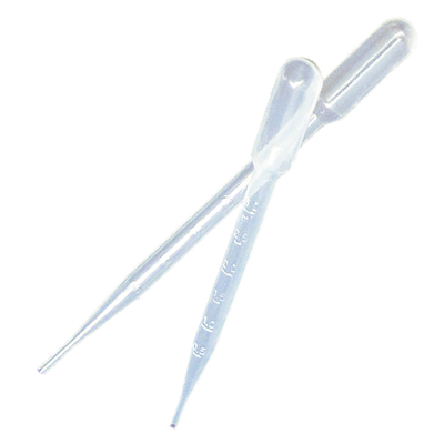 PIPETTES 3 ML 16 CM TRANSPARENT LDPE (1000 UNITÉ)
