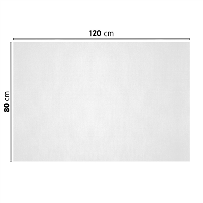 NAPPES PLIAGE M  48 G/M2 80x120 CM BLANC CELLULOSE (200 UNITÉ) – Image 2