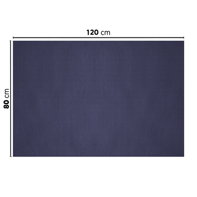 NAPPES PLIAGE M  48 G/M2 80x120 CM BLEU MARINE CELLULOSE (200 UNITÉ) – Image 2