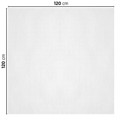 NAPPES PLIAGE M  48 G/M2 120x120 CM BLANC CELLULOSE (200 UNITÉ) – Image 2