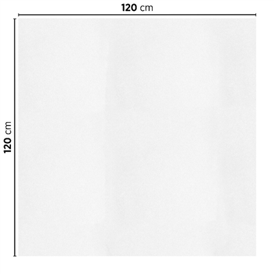 NAPPES PLIAGE M  55 G/M2 120x120 CM BLANC AIRLAID (200 UNITÉ) – Image 2