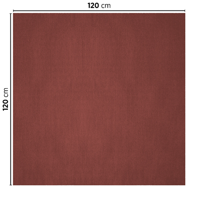 NAPPES PLIAGE M  48 G/M2 120x120 CM BORDEAUX CELLULOSE (200 UNITÉ) – Image 2