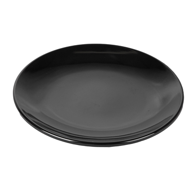 ASSIETTES 'ASAMI WARE' Ø 23 CM NOIR MÉLAMINE (12 UNITÉ) – Image 3