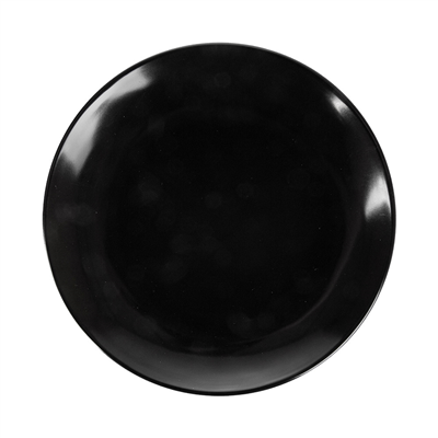 ASSIETTES 'ASAMI WARE' Ø 23 CM NOIR MÉLAMINE (12 UNITÉ)
