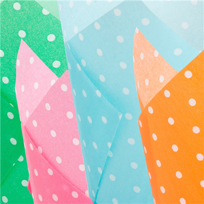 MUFFIN CUPS 'TULIP - POLKA' 50 G/M2 15x15 CM ASSORTI CELLULOSE (1000 UNITÉ) – Image 2