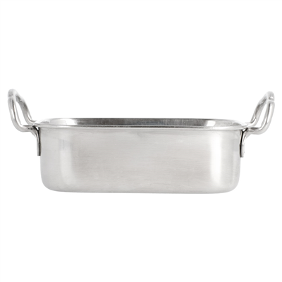 MINI BACS AVEC ANSES 'ARTINOX'  14,5x9,5x4,5 CM ARGENTE INOX (6 UNITÉ) – Image 2