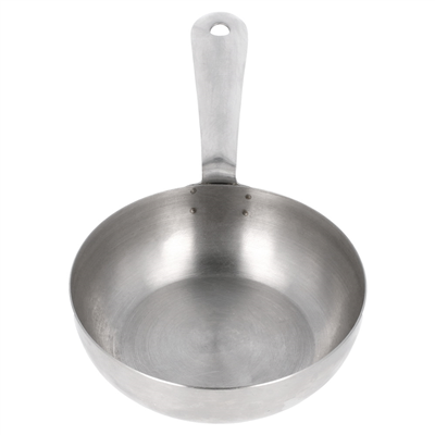 MINI POÊLE 'ARTINOX'  Ø 10x3 CM ARGENTE INOX (12 UNITÉ) – Image 3