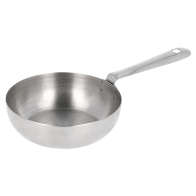 MINI POÊLE 'ARTINOX'  Ø 10x3 CM ARGENTE INOX (12 UNITÉ)