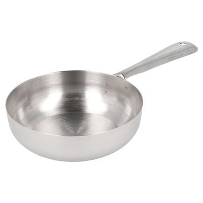 MINI POÊLE 'ARTINOX'  Ø 11,5x3,5 CM ARGENTE INOX (12 UNITÉ)
