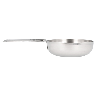 MINI POÊLE 'ARTINOX'  Ø 11,5x3,5 CM ARGENTE INOX (12 UNITÉ) – Image 2