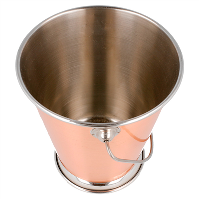 MINI SEAUX 'ARTINOX'  Ø 12x12 CM CUIVRE INOX (12 UNITÉ) – Image 3