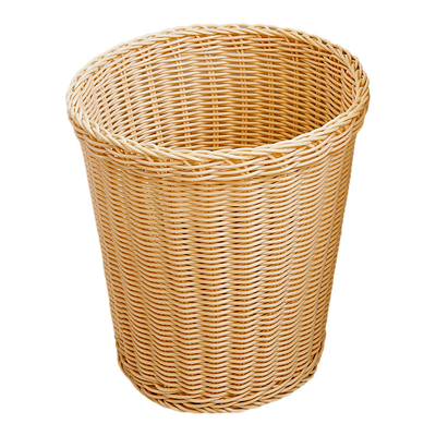 CORBEILLE CHAMBRES 10 L Ø 25x27 CM NATUREL PP (1 UNITÉ)