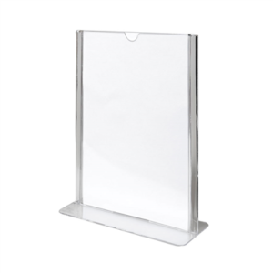 PORTE MENUS DE TABLE DIN-A5  14,8x21 CM TRANSPARENT PS (20 UNITÉ)