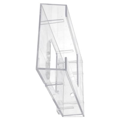 PORTE BROCHURES 1/3 DIN-A4  10,5x15,7x6,5 CM TRANSPARENT PS (12 UNITÉ) – Image 3