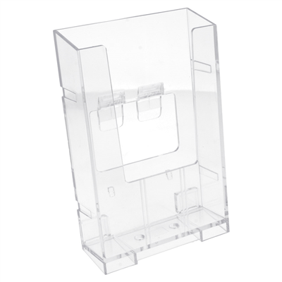 PORTE BROCHURES 1/3 DIN-A4  10,5x15,7x6,5 CM TRANSPARENT PS (12 UNITÉ)