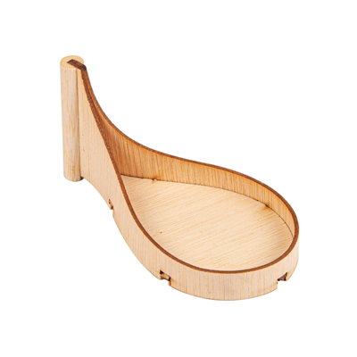 MINI CUILLÈRES POUR MISE EN BOUCHE  10,5x5x5 CM NATUREL BAMBOU (100 UNITÉ)