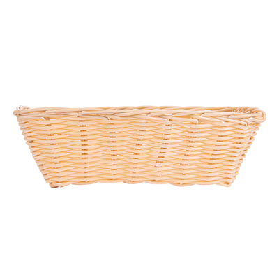 CORBEILLES SIMILAIRE OSIER RECTANGULAIRES  22x14x6,5 CM NATUREL PP (12 UNITÉ) – Image 2