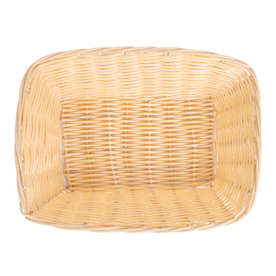CORBEILLES SIMILAIRE OSIER RECTANGULAIRES  22x14x6,5 CM NATUREL PP (12 UNITÉ) – Image 3