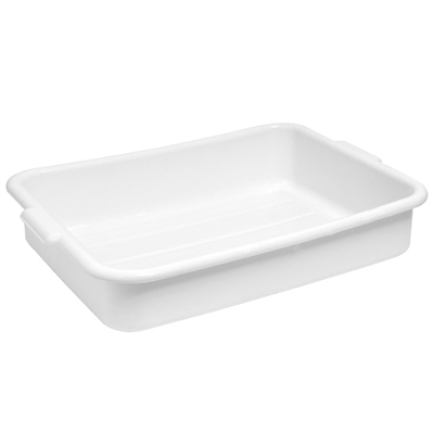 BAC MULTI-USAGES  54x39x12,7 CM BLANC PLASTIQUE (1 UNITÉ)