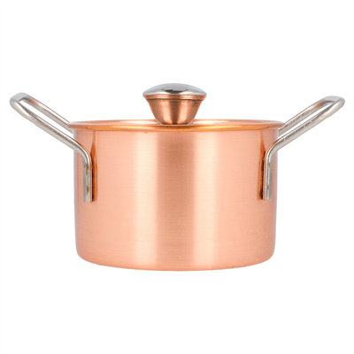 MINI SAUTOIRS 'ARTINOX'  Ø 9x6 CM CUIVRE INOX (1 UNITÉ) – Image 3