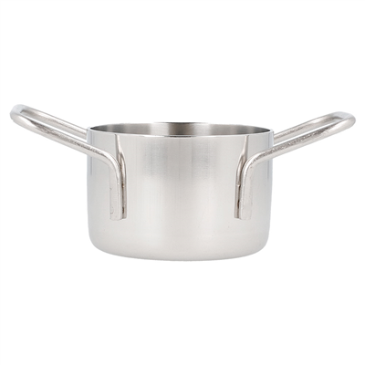 MINI SAUTOIRS 'ARTINOX'  Ø 8x4,5 CM ARGENTE INOX (6 UNITÉ) – Image 2