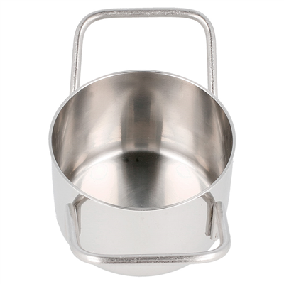 MINI SAUTOIRS 'ARTINOX'  Ø 8x4,5 CM ARGENTE INOX (6 UNITÉ) – Image 3