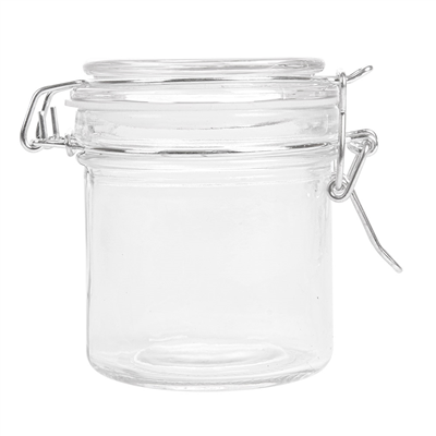 RÉCIPIENT STOCKAGE + FERMETURE CLIP 'WAKI GLASS' 250 ML Ø 8,5x10 CM TRANSPARENT VERRE (24 UNITÉ) – Image 2