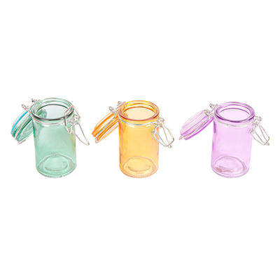 CANISTER POUR MISE EN BOUCHE 'WAKI GLASS' 70 ML Ø 4,5x8,6 CM ASSORTI VERRE (96 UNITÉ) – Image 3